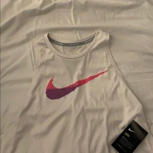NWT Nike white tank
